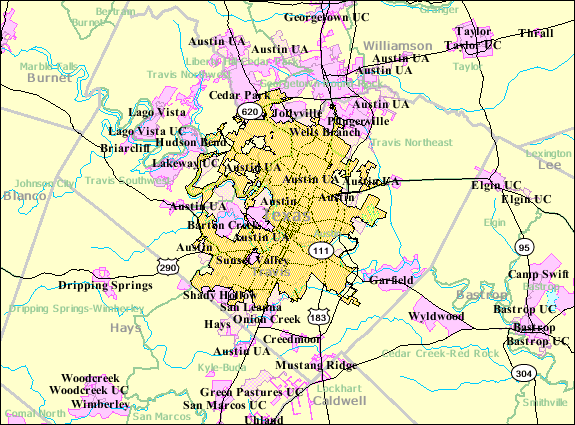Austin City Limits Map Austin's Black Population Growing Again - Austin Monitoraustin Monitor