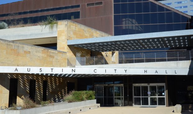 Austin City Hall front