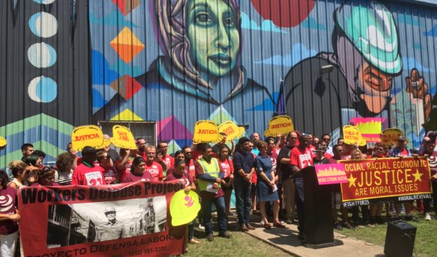 pro-paid sick leave protesters