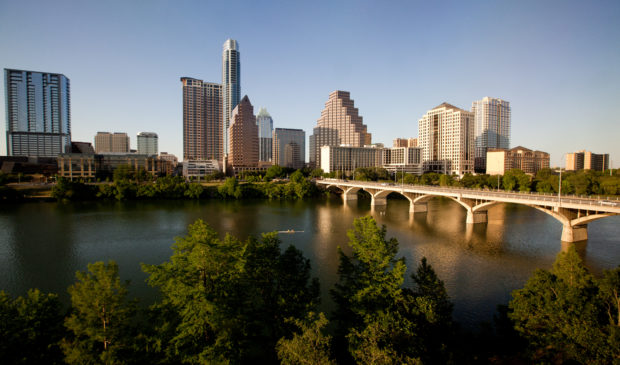 austin sunset skyline