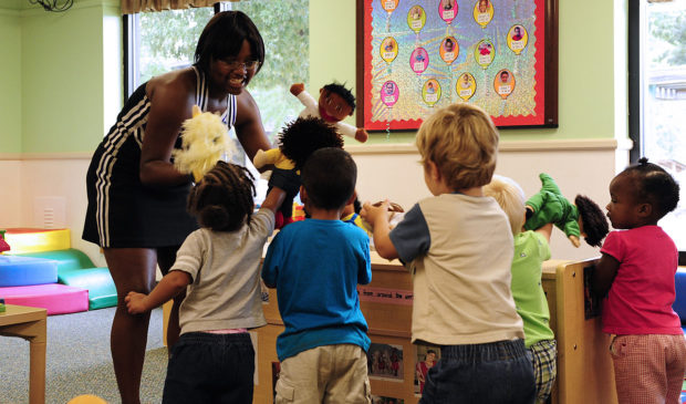 children at day care