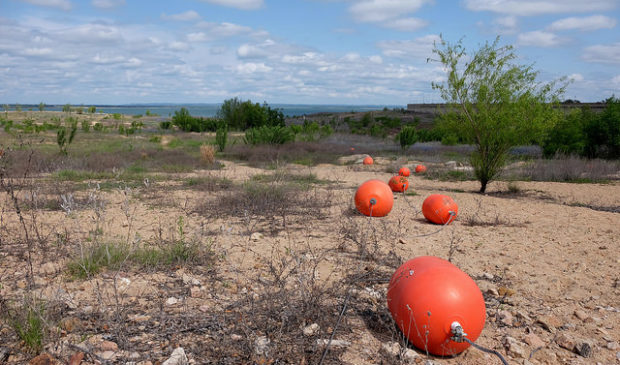 Lake Buchanan dried up