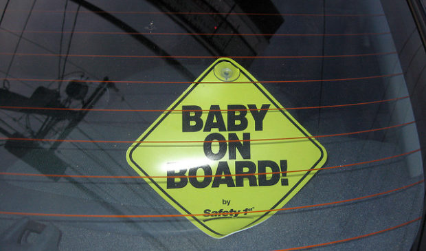 baby on board sticker