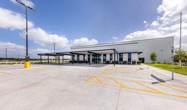 Photo courtesy of city of Austin. City Council on July 20 approved an agreement to operate a temporary emergency homeless shelter at the Marshalling Yard.